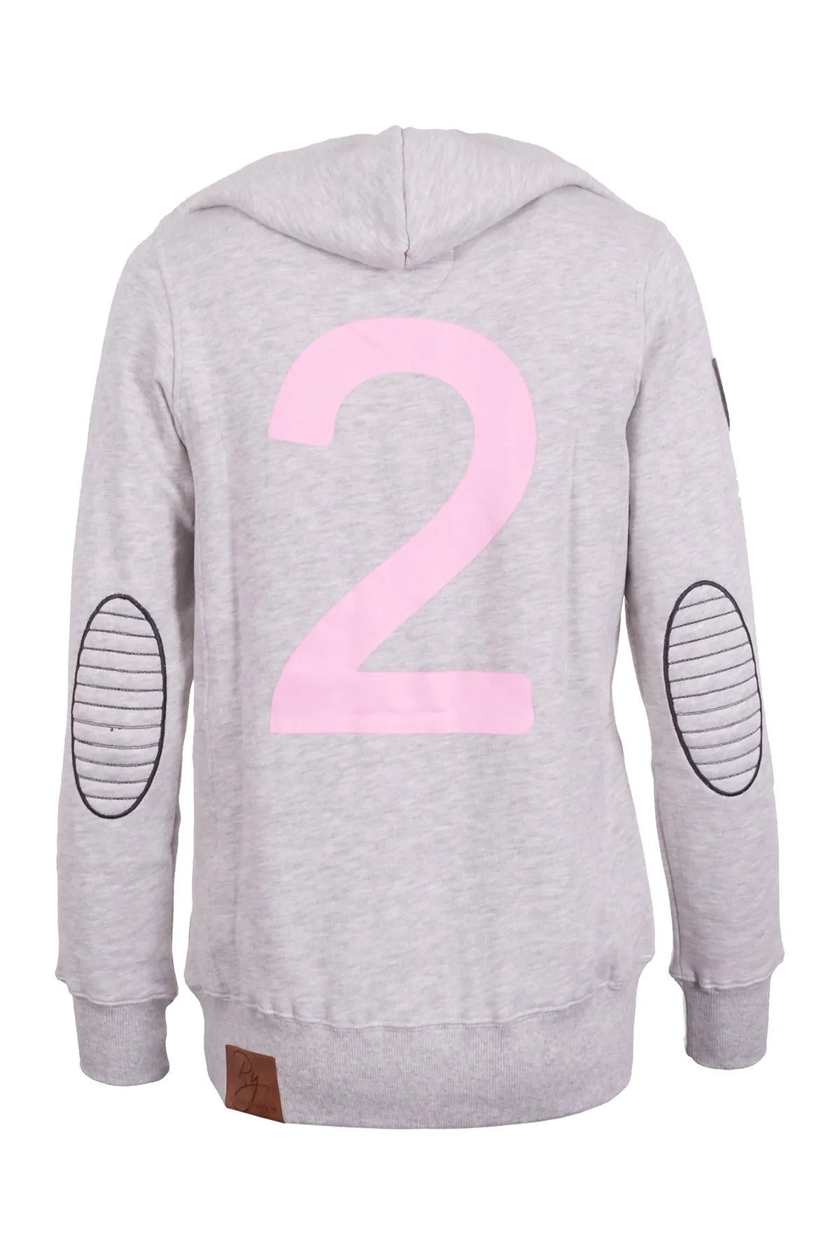 Ladies Button Hoody with Number