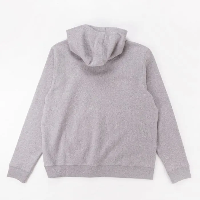 LONG SLEEVE POP OVER HOODIE GREY MARL