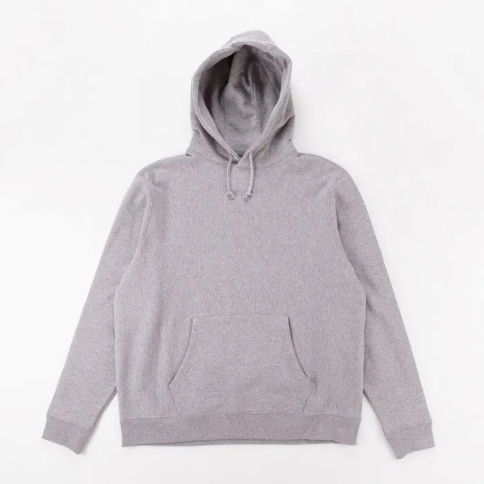 LONG SLEEVE POP OVER HOODIE GREY MARL