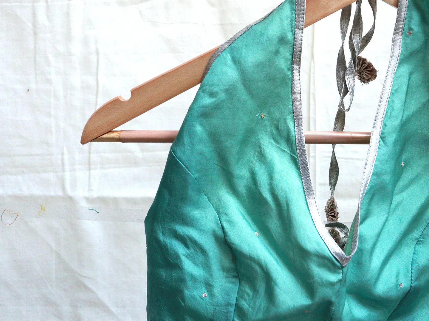 Mint green, soft silk Bikini