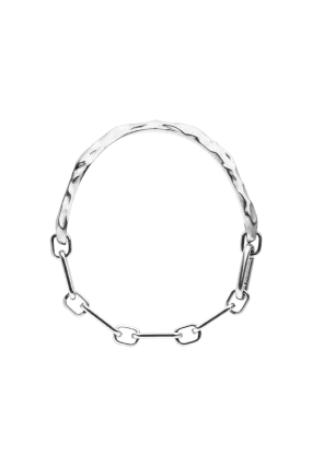 Molten Bangle Silver