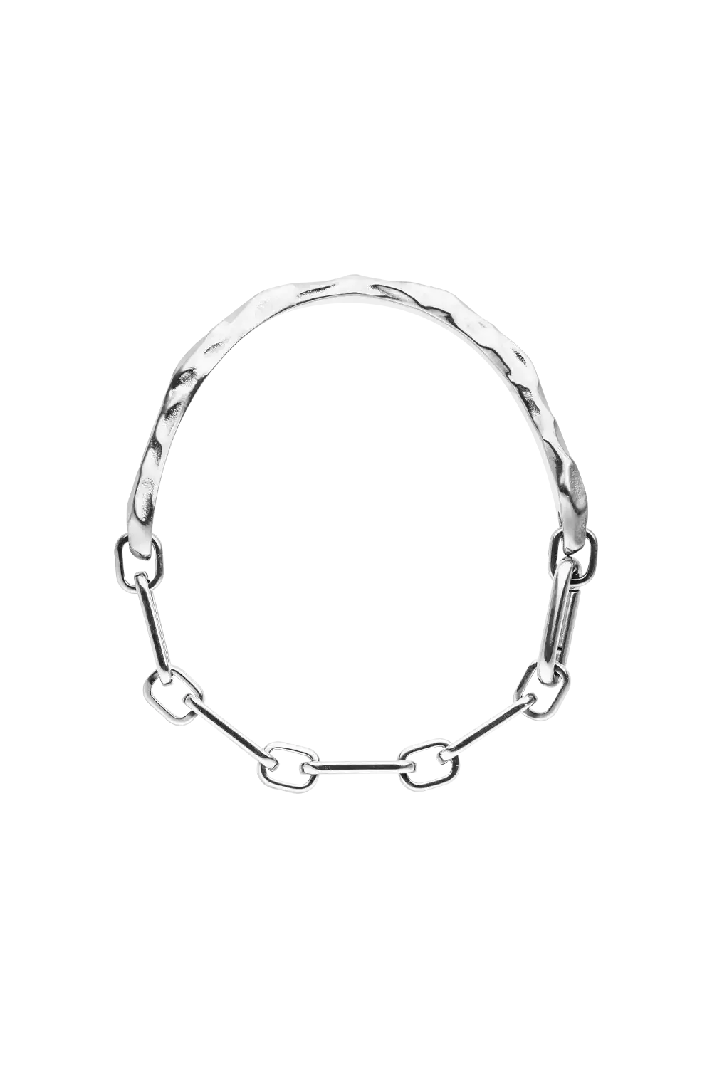 Molten Bangle Silver