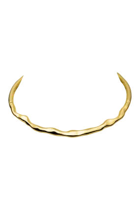 Molten Choker 14K Gold Plated