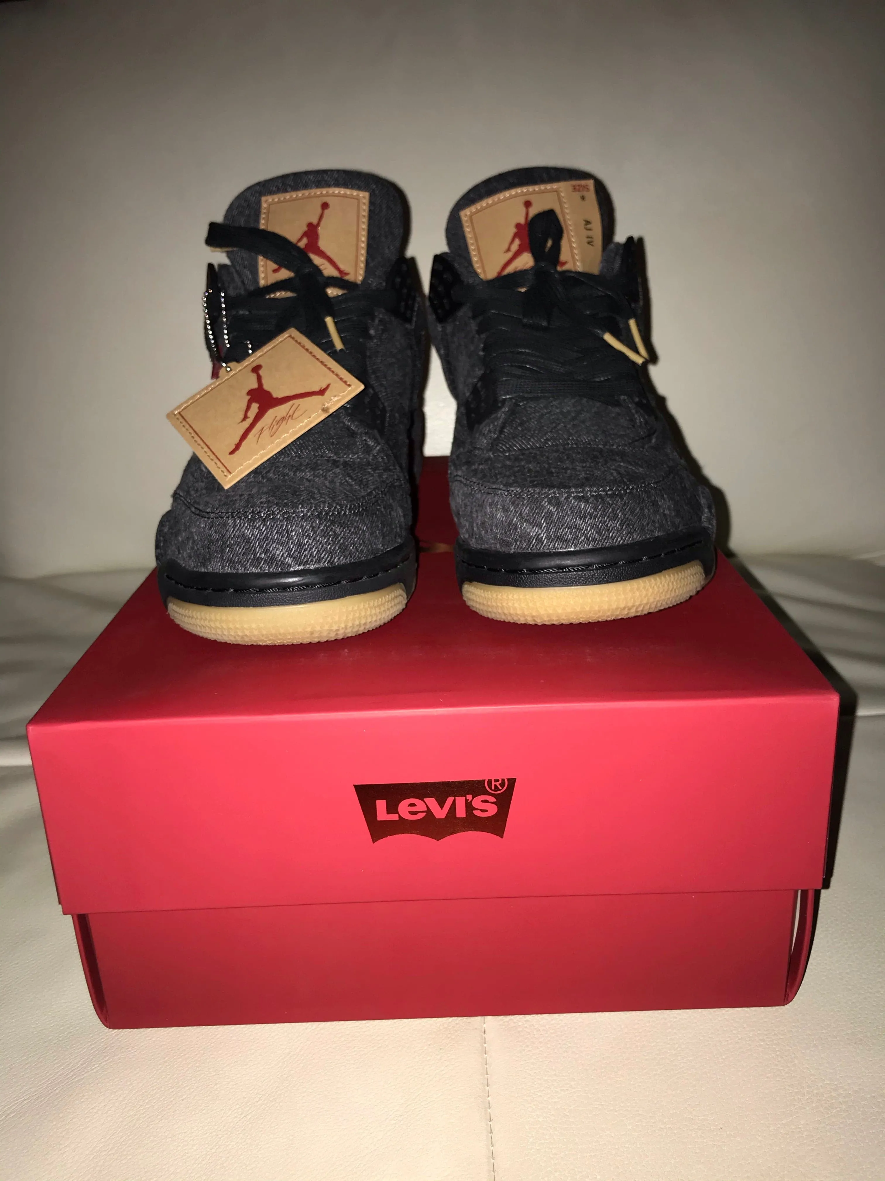 Nike Air Jordan 4 x Levi 'Black' (USED) Men's