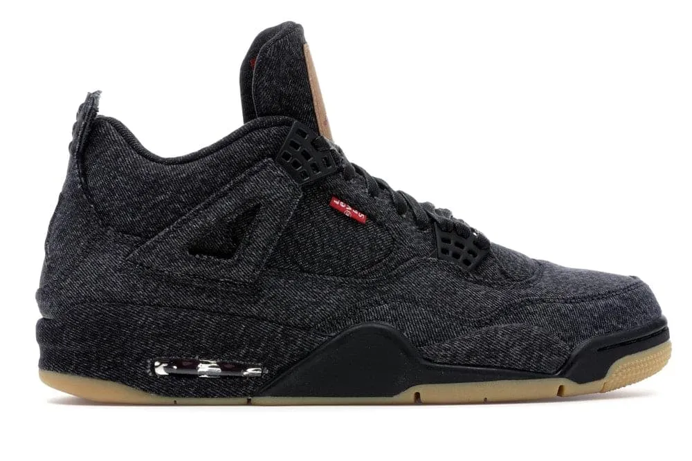 Nike Air Jordan 4 x Levi 'Black' (USED) Men's