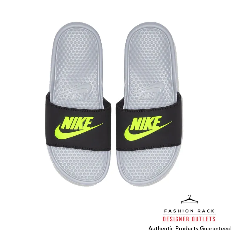 Nike Benassi JDI Slide WolfGrey/VoltBlack