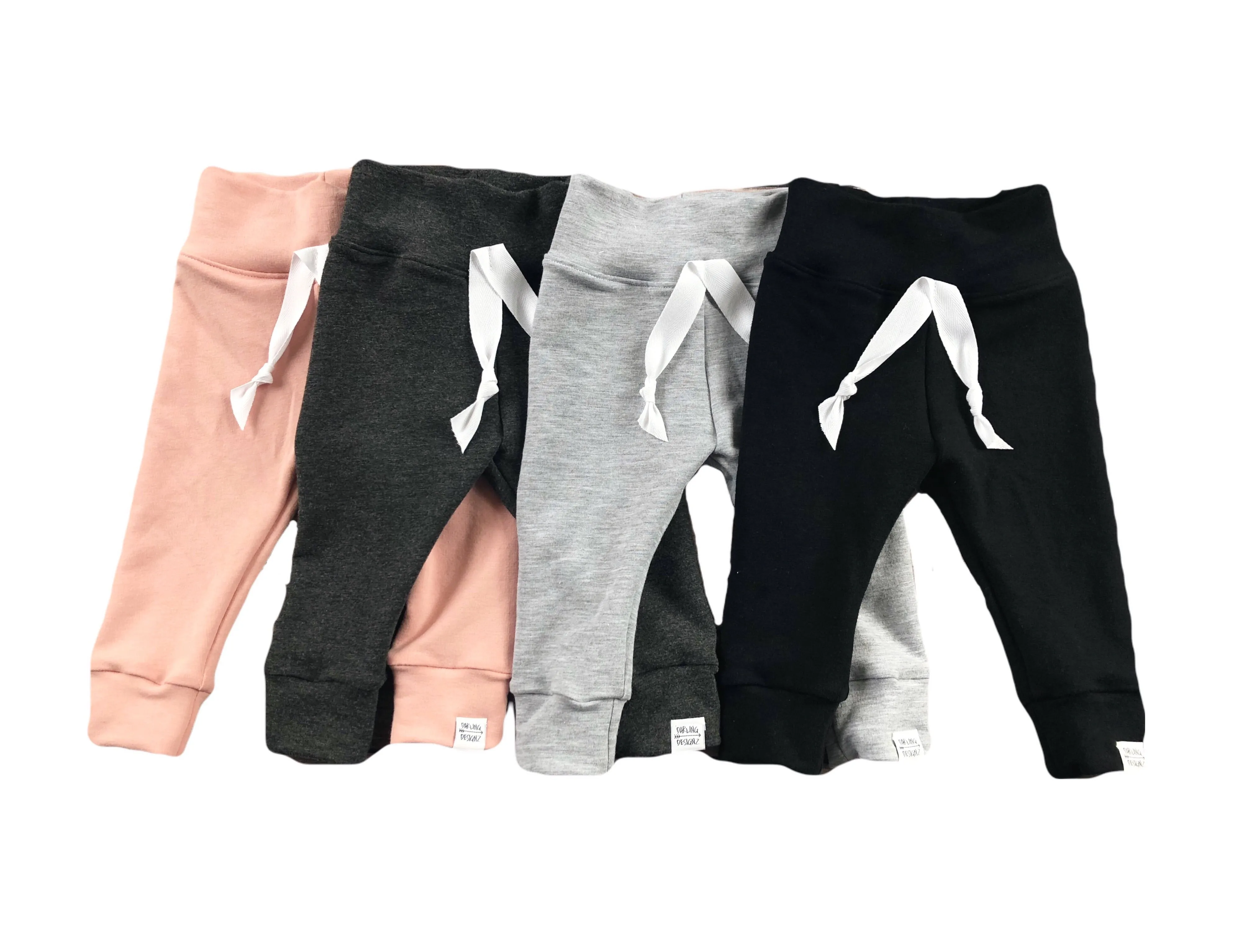 Pink Bamboo Slim Joggers