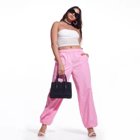 Pink Parachute Pants