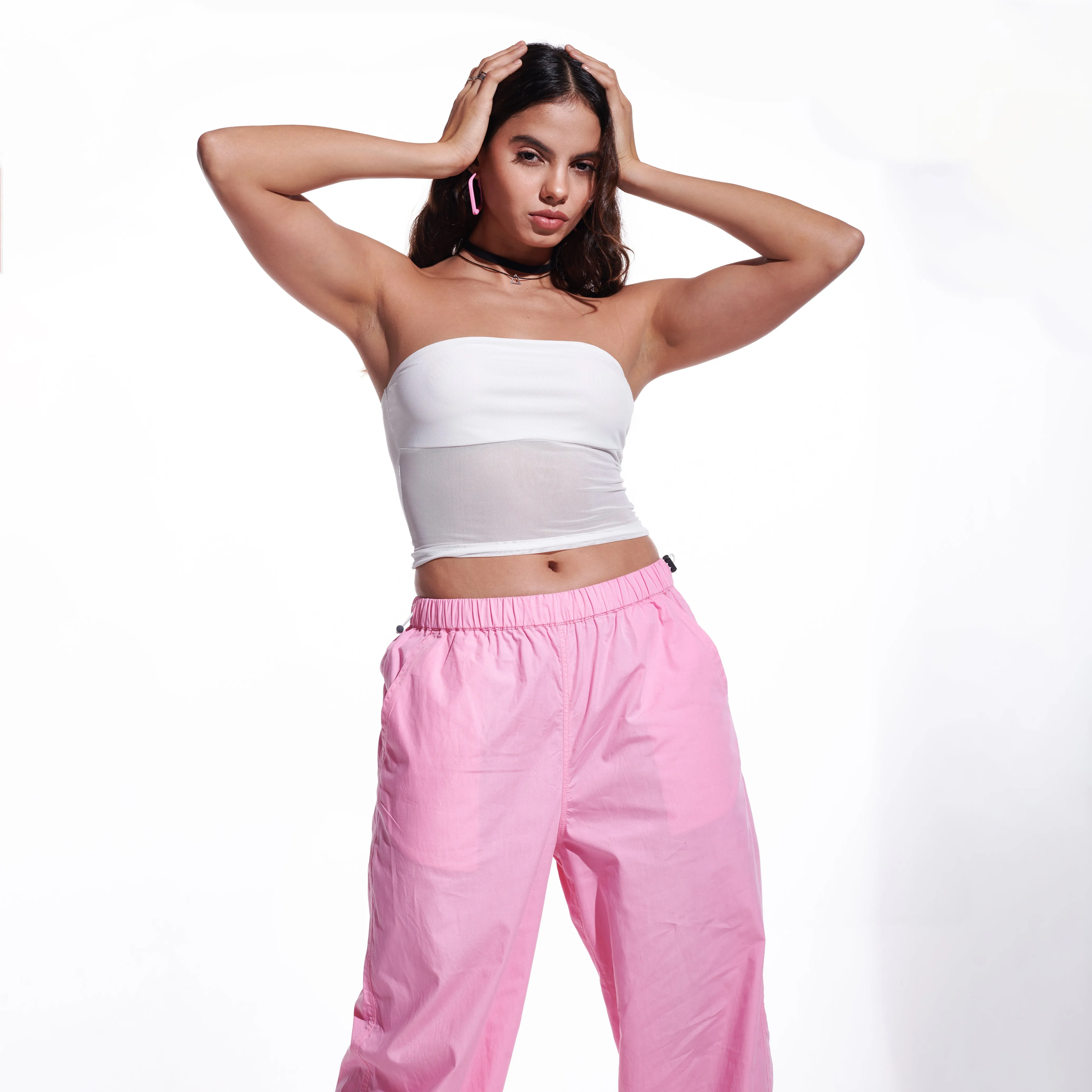 Pink Parachute Pants