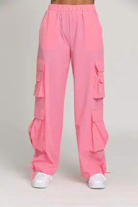 Pink Parachute Pants