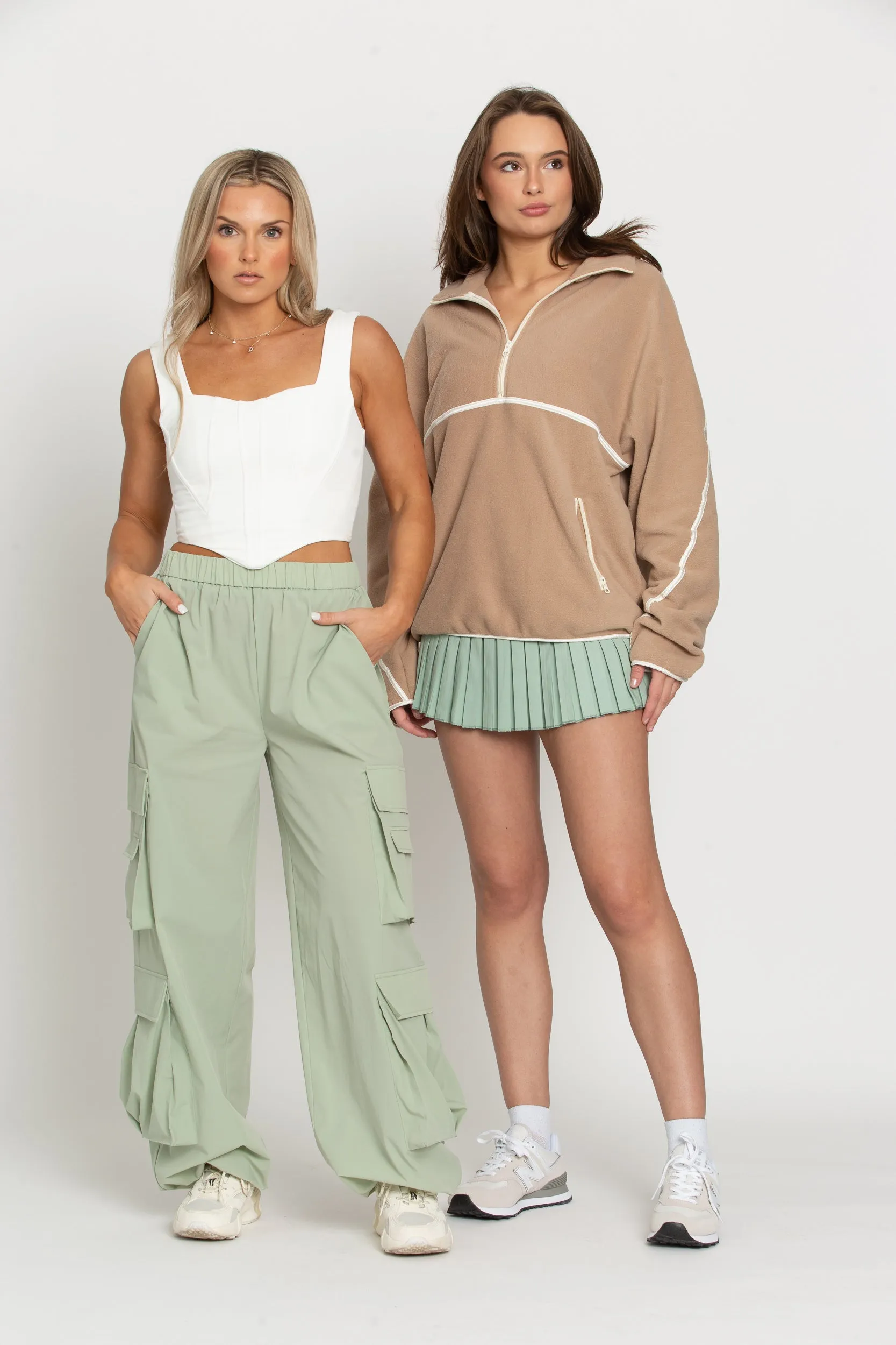 Pistachio Parachute Pants