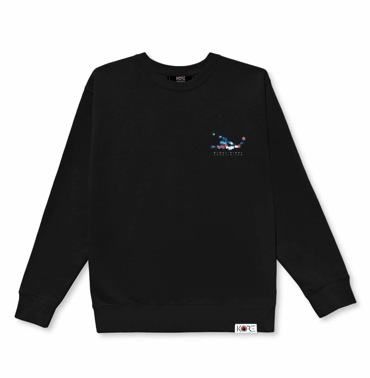 SEOUL NIGHT CREWNECK (BLACK)