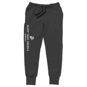 Sleep Tight America Heather Black Joggers/Sweatpant