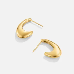 Tara 18K Gold Hoop Earrings