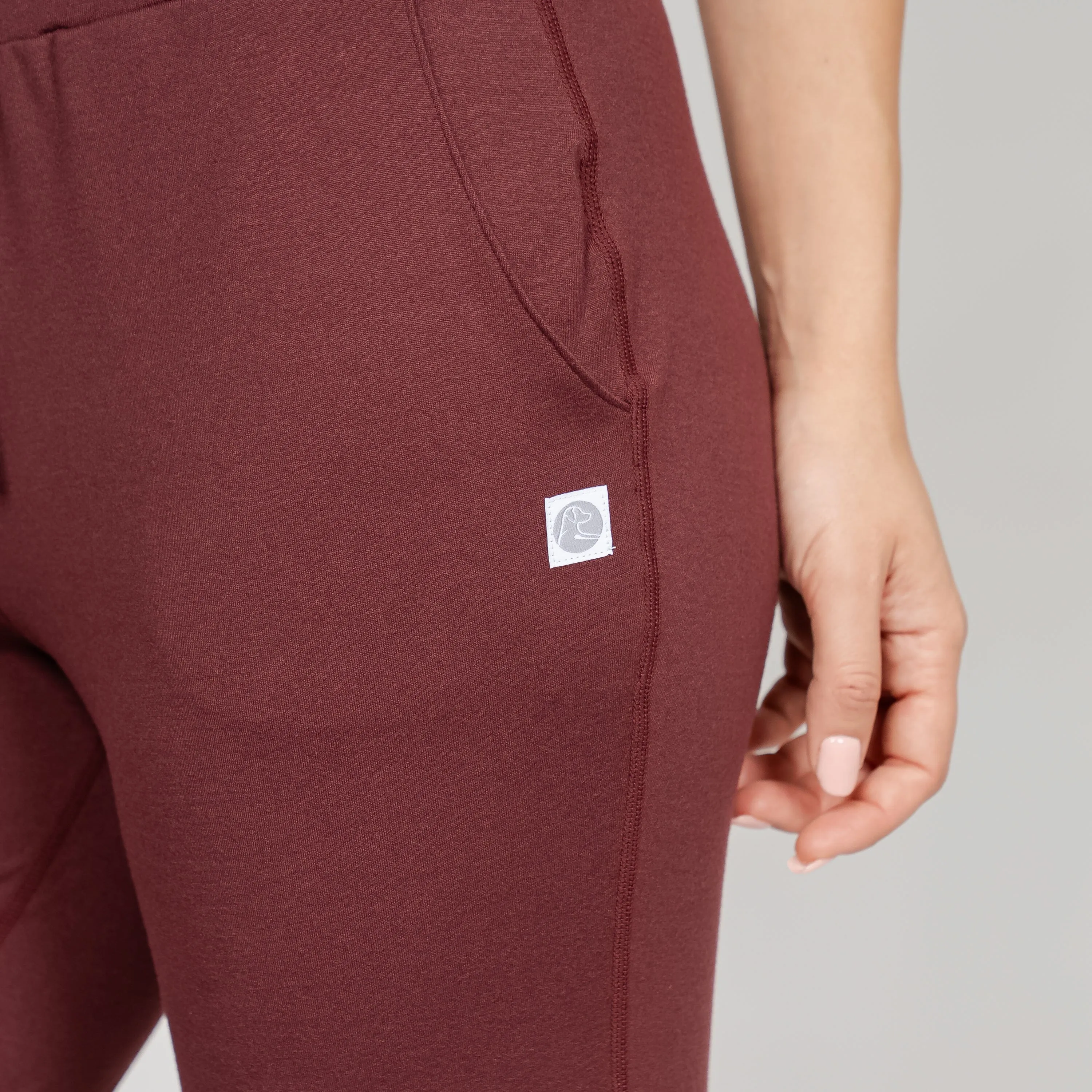 Tempo Performance Jogger | Heather - Bordeaux/Burgundy