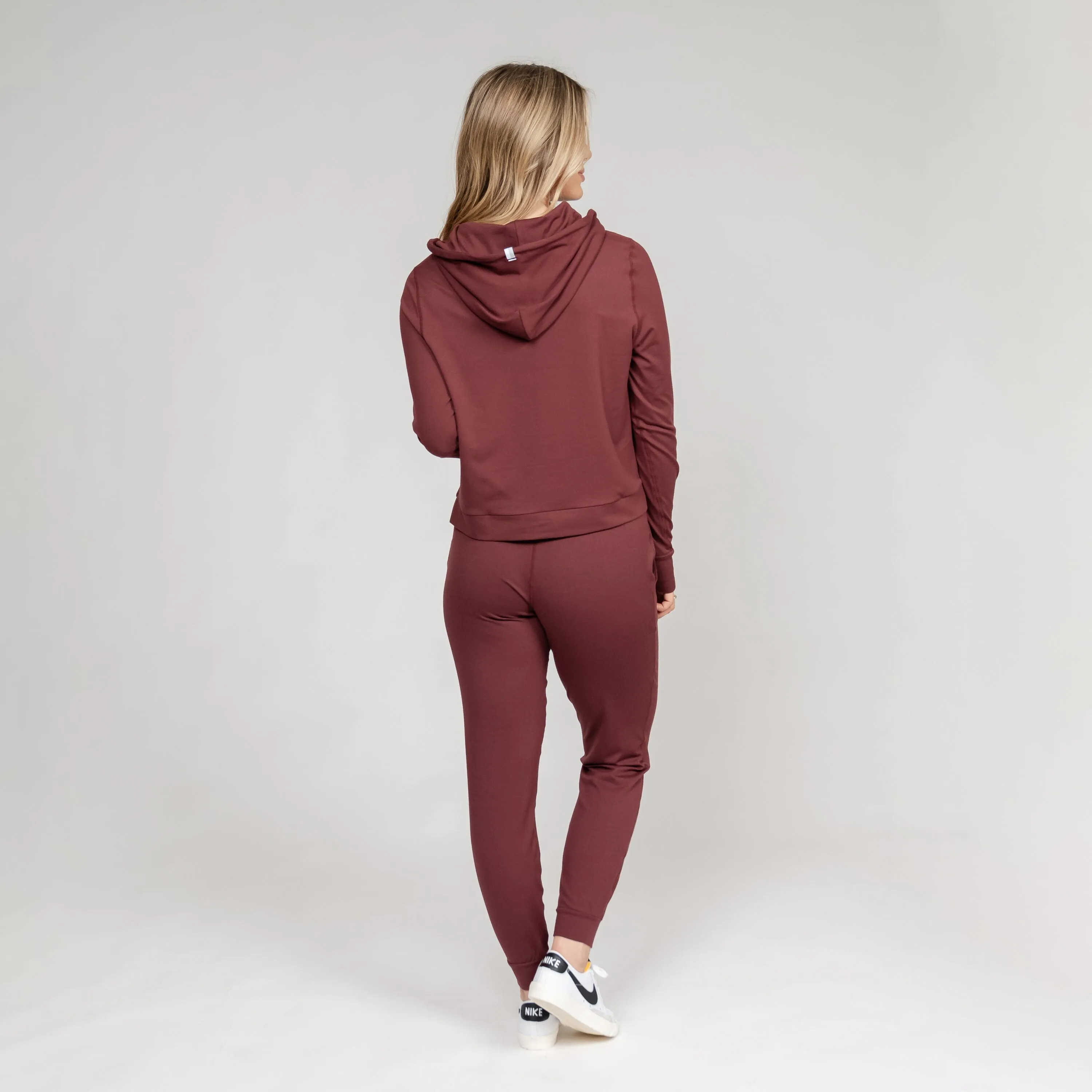 Tempo Performance Jogger | Heather - Bordeaux/Burgundy