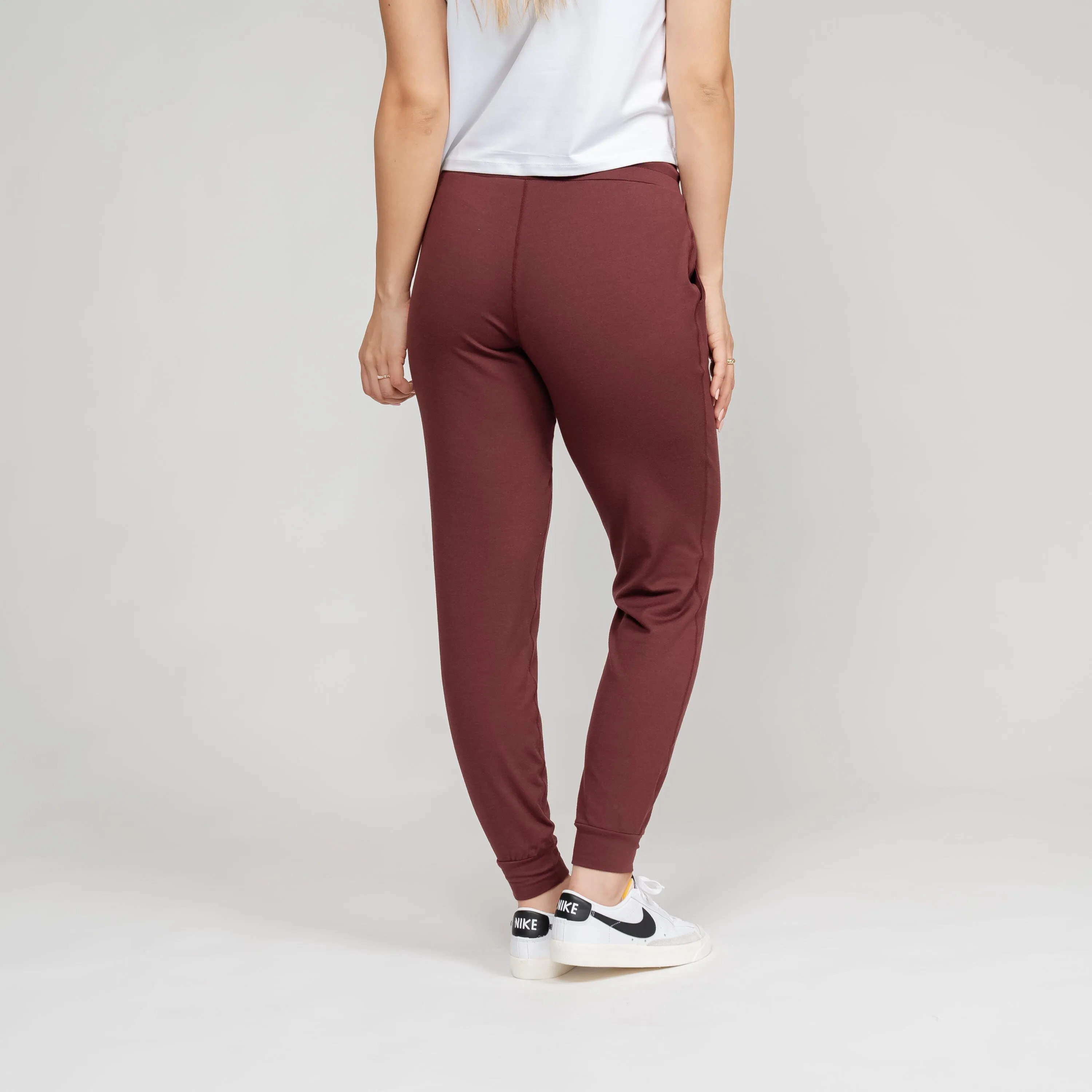 Tempo Performance Jogger | Heather - Bordeaux/Burgundy