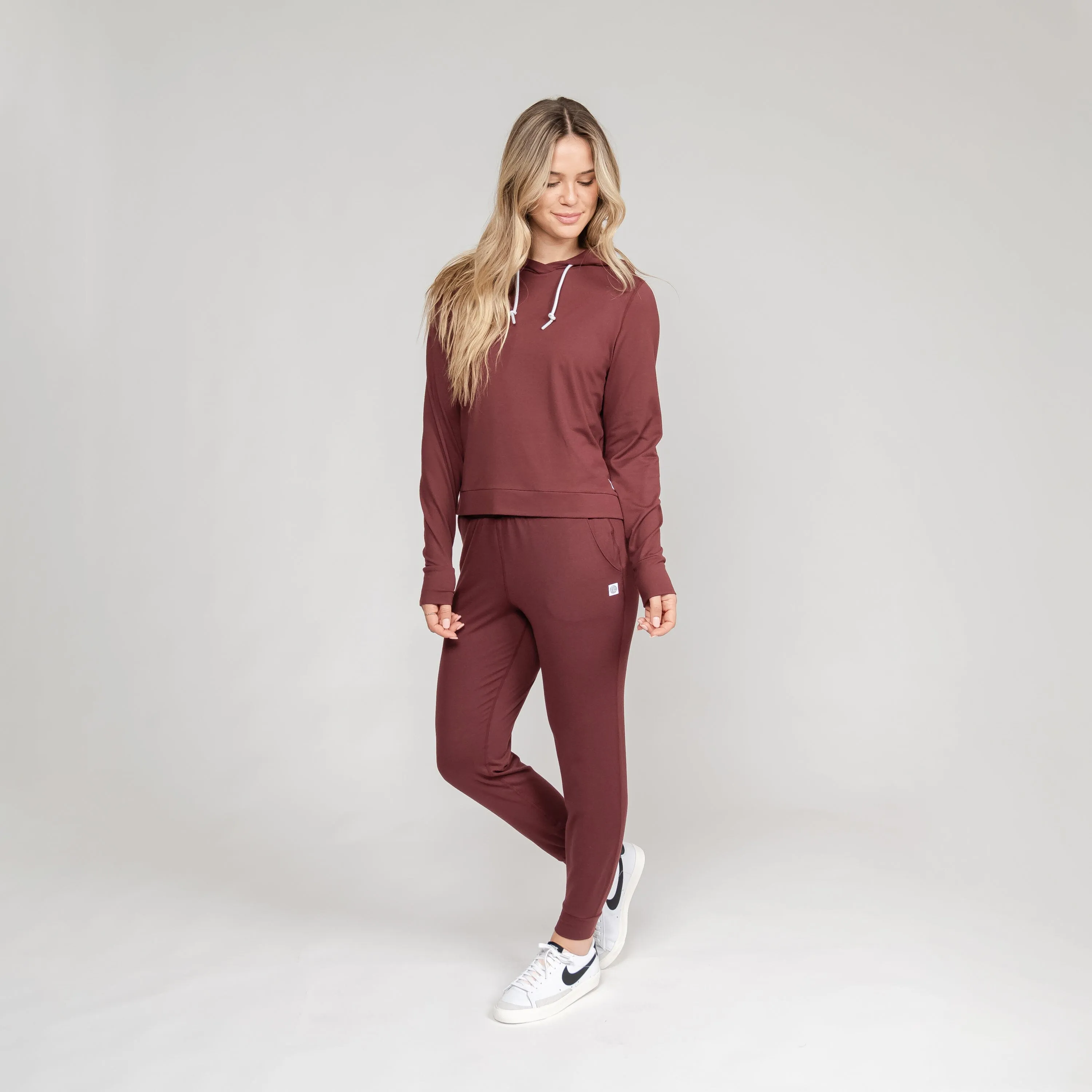 Tempo Performance Jogger | Heather - Bordeaux/Burgundy