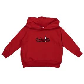 Treelogo Outline Norcal Toddler Pullover Hoodie Red