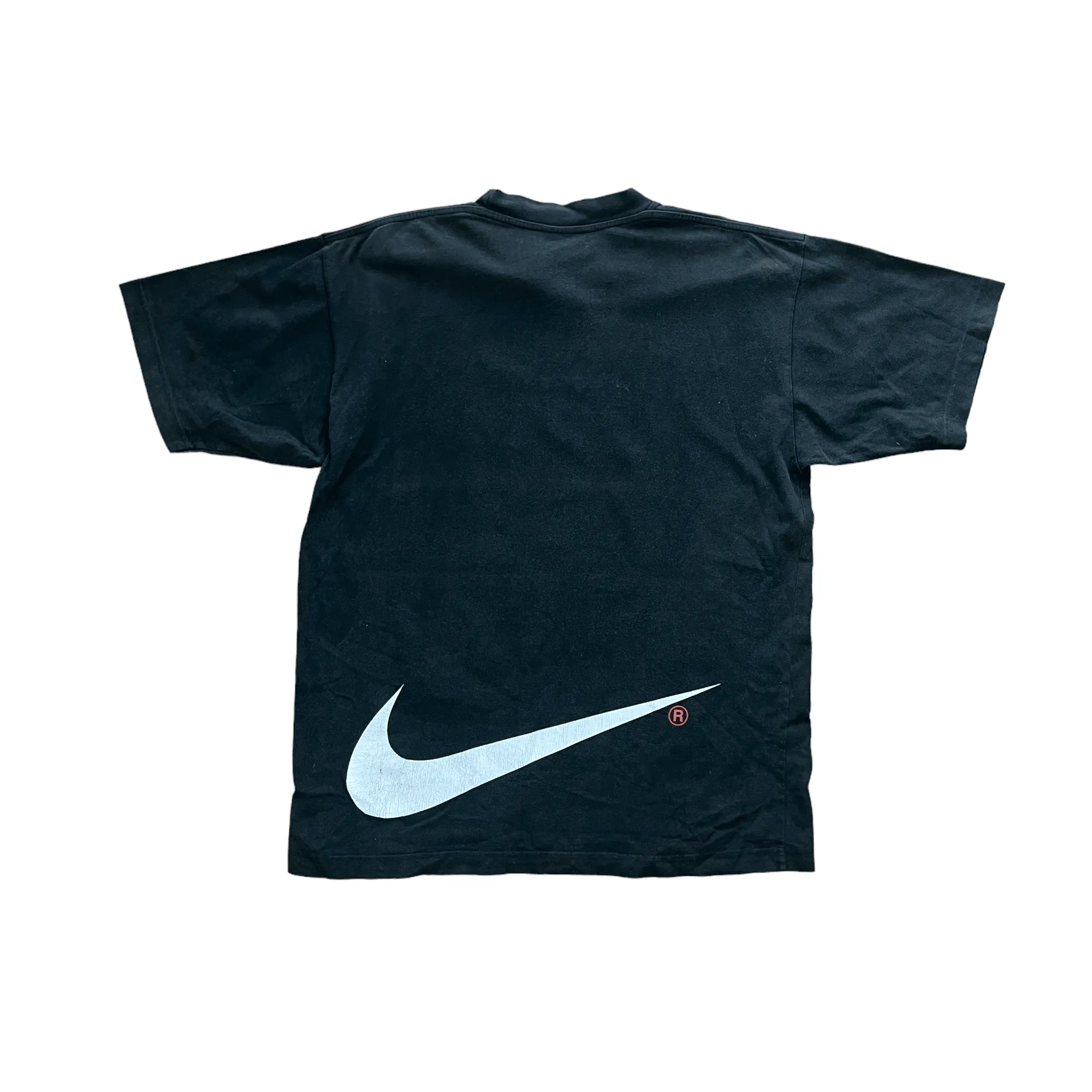 Vintage 90s Black Nike Tee - Medium