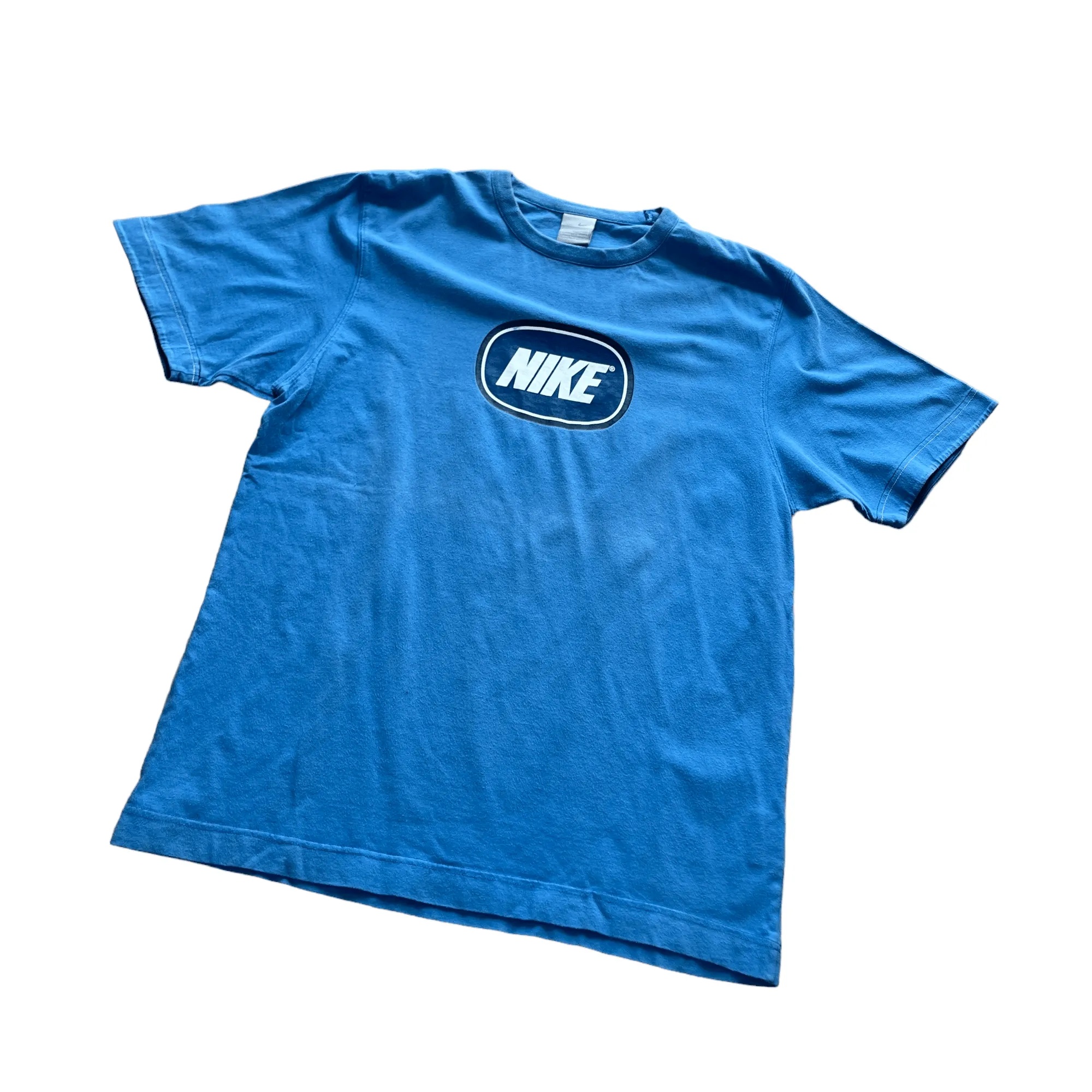 Vintage Blue Nike Tee - Medium