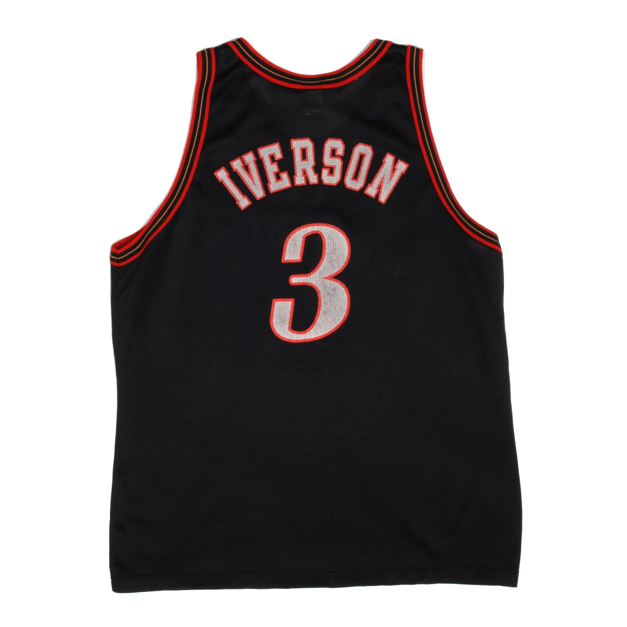 VINTAGE CHAMPION PHILADELPHIA 76XERS SIXERS Allen IVERSON 3 JERSEY SIZE 48 LATE 1990S